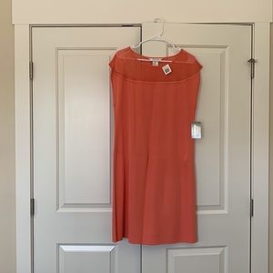 Misook  sleeveless peach dress